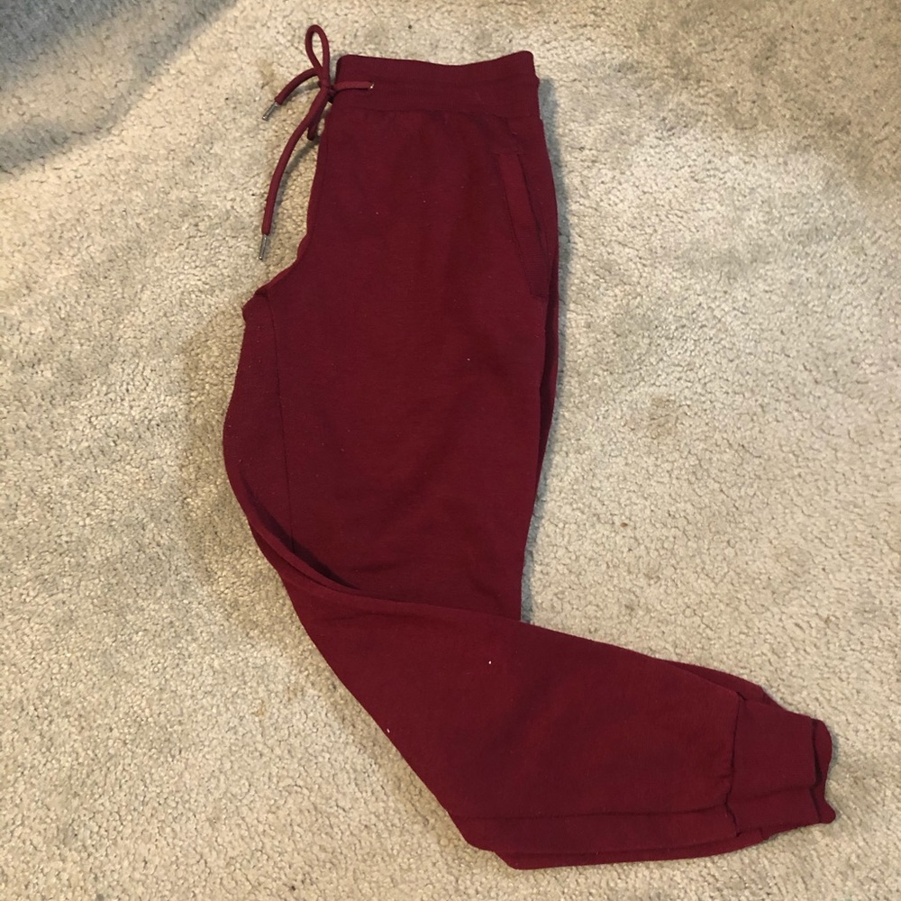 Burgundy Sweatpants